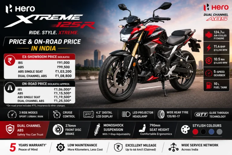 Hero Xtreme 125R Price & On-Road Price