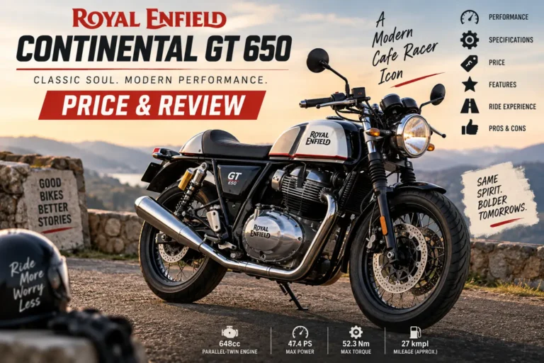 Royal Enfield Continental GT 650 Price & Review