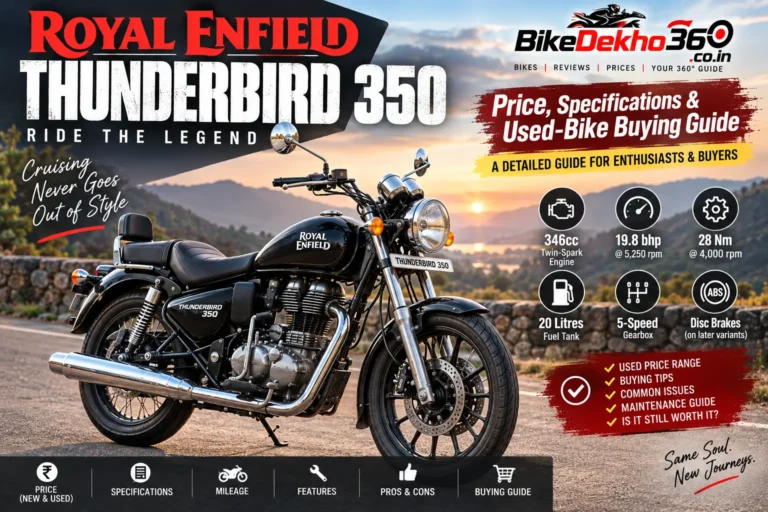 Royal Enfield Thunderbird 350 Price & Specs - BikeDekho360