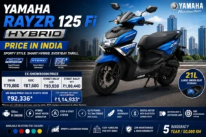 Yamaha RayZR 125 Fi Hybrid Price in India
